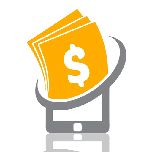 Logo MbanguPay : billets orange et téléphone gris